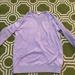 Crushed Velvet Victoria’s Secret Pink Sweatshirt